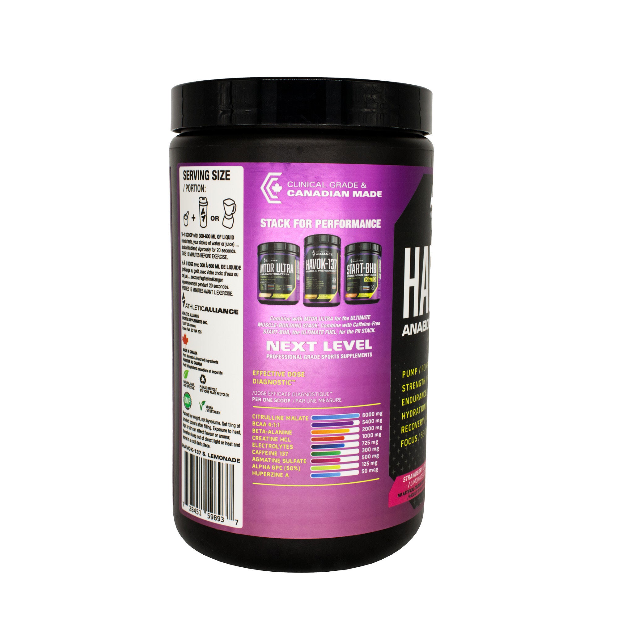 Havok-137 Pre-Workout - Strawberry Lemonade  | GNC